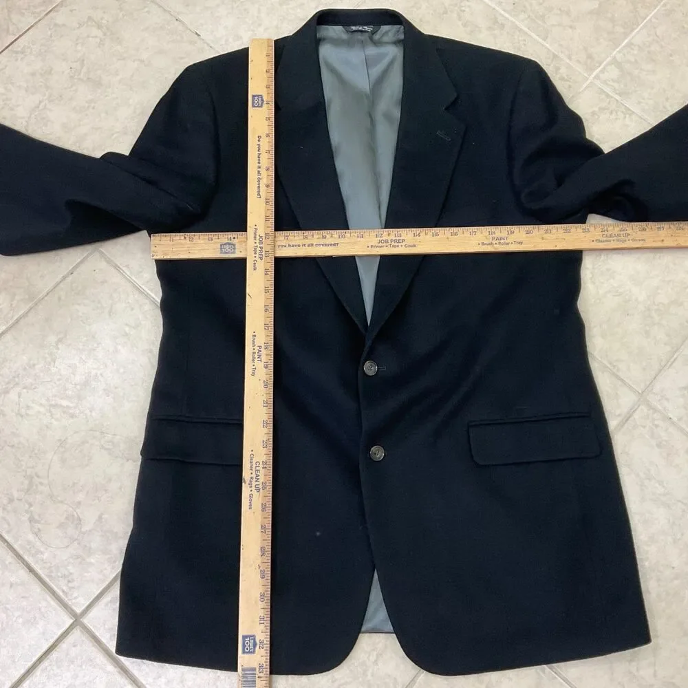Vintage  Lord & Taylor Men’s  44L 100% Cashmere Blazer Jacket only Black